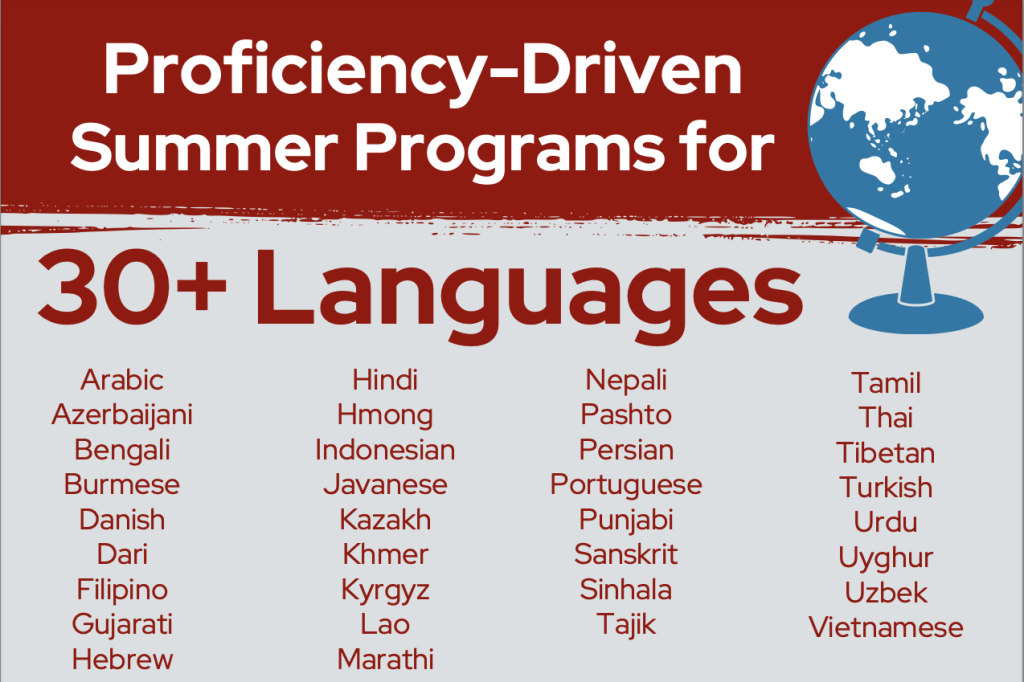 Be sure to apply to WISLI 2025 by March 15, as decisions about course offerings are based on the number of applications received for particular languages and corresponding levels at this point.